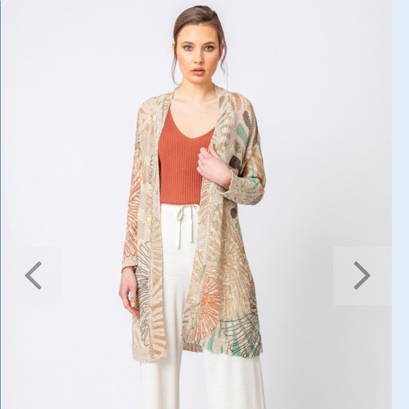 *NWT* IVKO coatigan with sea shell motif (size EU 36/38) - Picture 3 of 14